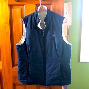 Ariat reversible blue vest - great condition!
